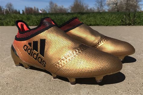 golden soccer cleat.